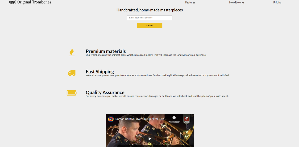 product page